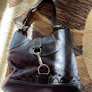 Coach black purse